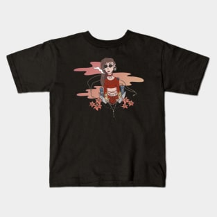Goth girl Kids T-Shirt